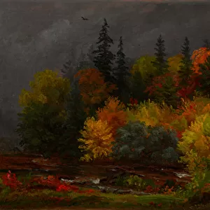 Autumn Foliage, 1858 (oil on canvas)