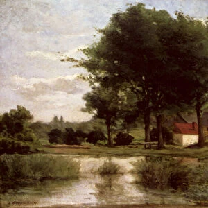 Autumn Landscape, 1877 (oil on canvas)