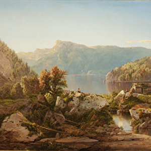 Autumn Morning on the Potomac, c. 1860s (oil on canvas)