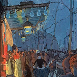 Avenue de Clichy, Paris, 1887 (pastel)