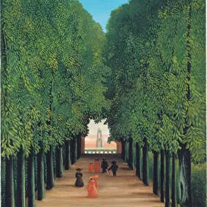 The Avenue in the Park at Saint Cloud, c. 1908 (oil on canvas)
