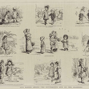 Our Babies among the Buttercups and on the Seashore (engraving)