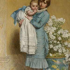 Our Baby, 1882 (oil on canvas)