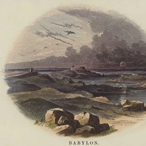 Babylon (coloured engraving)