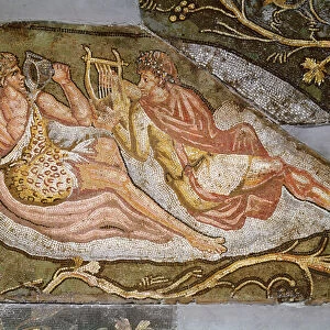 Bacchus Reclining, detail from The Punishment of Lycurgus, 2rd-3rd century (mosaic)