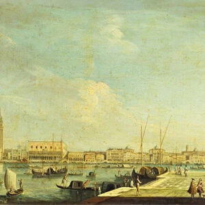 The Bacino di San Marco, Venice (oil on canvas)