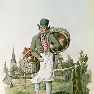 The Baker from, Costume of Great Britain (print)