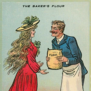 The bakers flour, or flower (colour litho)
