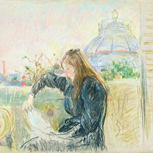 On the Balcony, 1893 (pastel on paper)