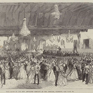 Ball given by the Honourable Artillery Company at the Armoury, Finsbury (engraving)