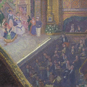 Ballet Scene from On the Sands, 1910 (oil on canvas)