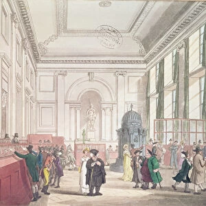 Bank of England, Great Hall, from Ackermanns Microcosm of London