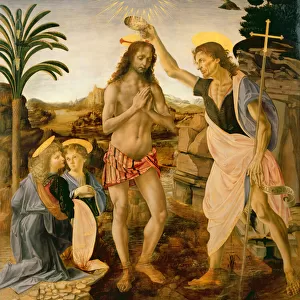 The Baptism of Christ by John the Baptist, c. 1475 (oil on panel)