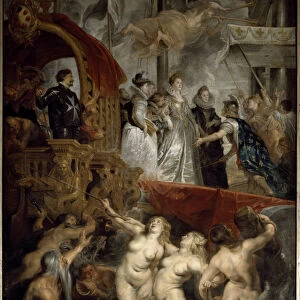The Barkage of Mary of Medicis at the Port of Marseilles on November 3