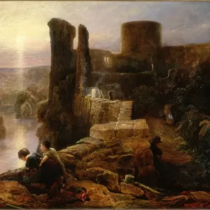 Barnard Castle, County Durham, c. 1826 (oil on canvas)