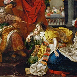 Baroque : Esther devant Assuerus - Esther before Ahasuerus par Van den Hoecke