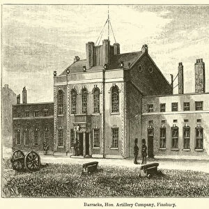 Barracks, Honorable Artillery Company, Finsbury (engraving)