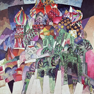 Basil the Blessed Cathedral, 1913 (oil and colour paper on canvas)