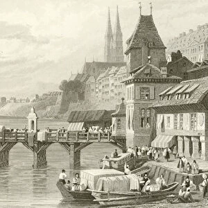 Basle, on the Rhine (engraving)