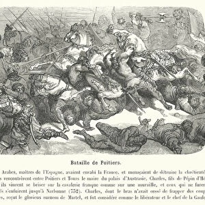 Bataille de Poitiers (engraving)