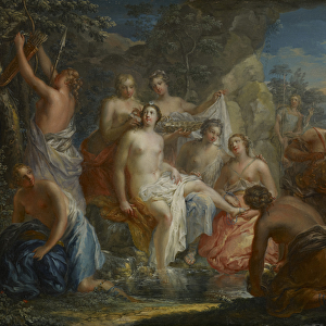 The Bath of Diana, c. 1730 (oil on copper)