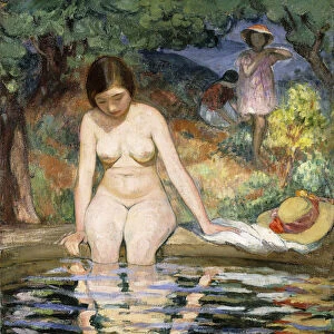 Bather; Baigneuse, 1910 (oil on canvas)