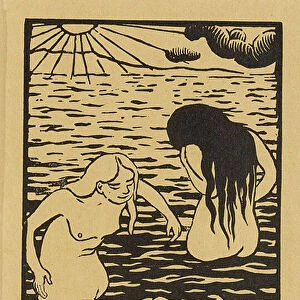 Three Bathers, 1894 (woodcut)