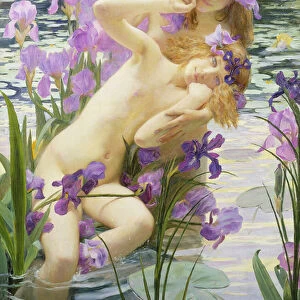 Bathing Nymphs, 1897 (oil on canvas)