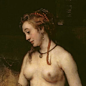 Bathsheba Bathing, 1654 (oil on canvas) (detail of 44593)