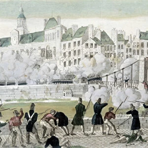 Battle of the Arcole Bridge, July 28, 1830