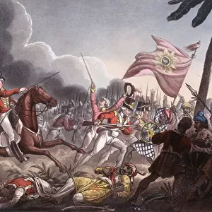 Battle of Assaye, 23 September 1803, engraved by J. C. Stadler, published by Thomas Tegg