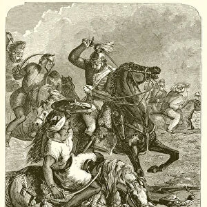 In the Battle of Assaye (engraving)
