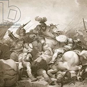 Battle of Bosworth Field, engraved by J. Thomson, illustration from David Humes