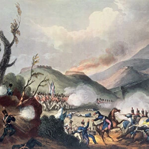 Battle of Busaco, 27th September, 1810, engraved by Thomas Sutherland (b. c. 1785)