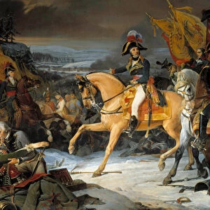 The Battle of Hohenlinden on December 3, 1800: victory of General Jean Victor