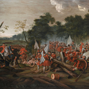 The Battle of Malplaquet, 11th September 1709, c. 1713 (oil on canvas)