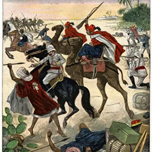 Battle in Sahara, 1900