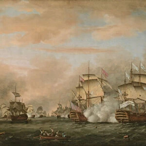 The Battle of the Saintes, 9-12 April 1782, 1783 (oil on canvas)