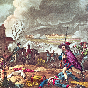 The Battle of Toulouse, 10th April 1814, engraved by J. C. Stadler (fl. 1780-1812)