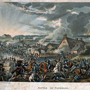 Battle of Waterloo 1815, plate 29 from Wellingtons Victories