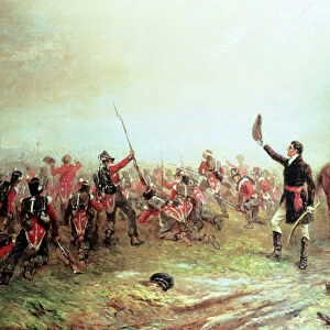 The Battle of Waterloo, 18th June 1815 (oil on canvas)