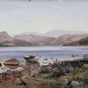 At the beach, 1837 (oil on canvas)