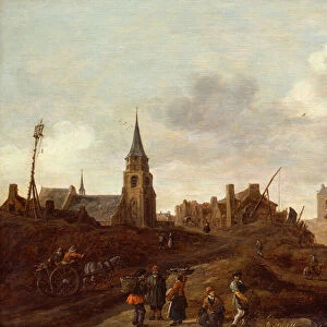 The Beach at Scheveningen, 1625 (s&d)