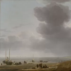 Beach View, 1643 (oil on panel)