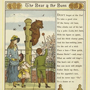 The Bear and the Buns (colour litho)