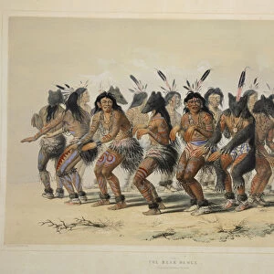 The Bear Dance, from Catlins North American Indian Portfolio