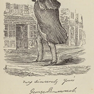 Beau Brummel at Calais (engraving)