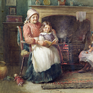 Bedtime Story, 1910 (w / c on paper)