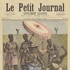 Behanzin, King of Dahomey (colour litho)