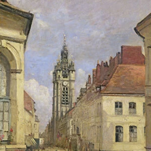 The Belfry of Douai, 1871 (oil on canvas)